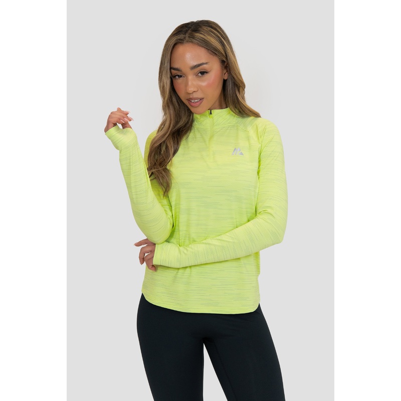 Fly 2.0 1/4 Zip – Citrus/Basalt/White