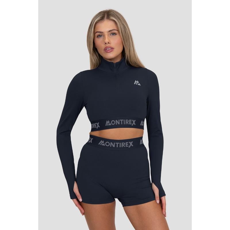 Icon 1/4 Zip – Midnight Blue