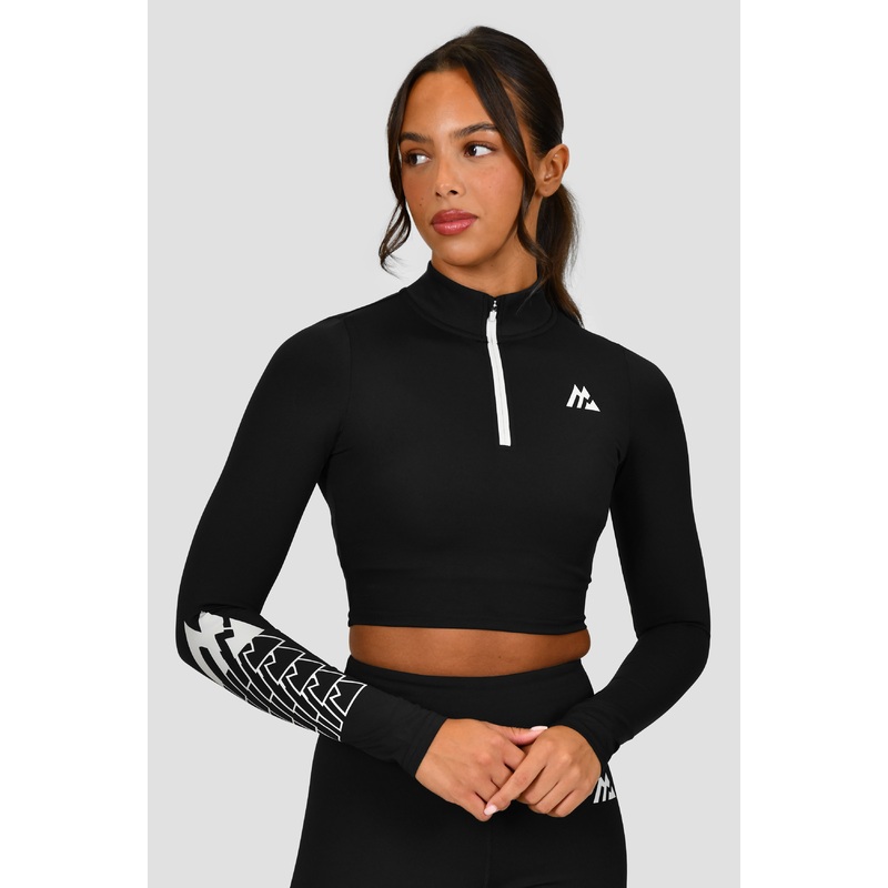 Limit 1/4 Zip – Black/Pearl Grey