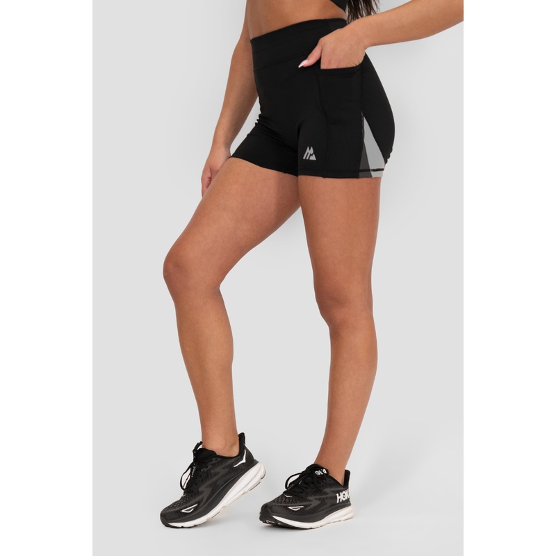 Stride Booty Short – Black/Basalt/Asphalt