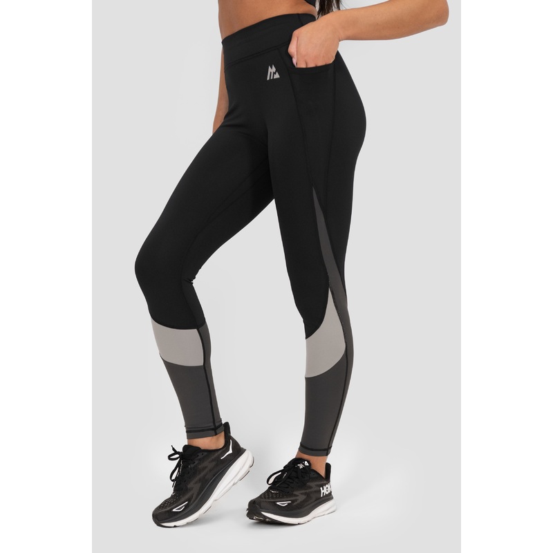Stride Legging – Black/Basalt/Asphalt