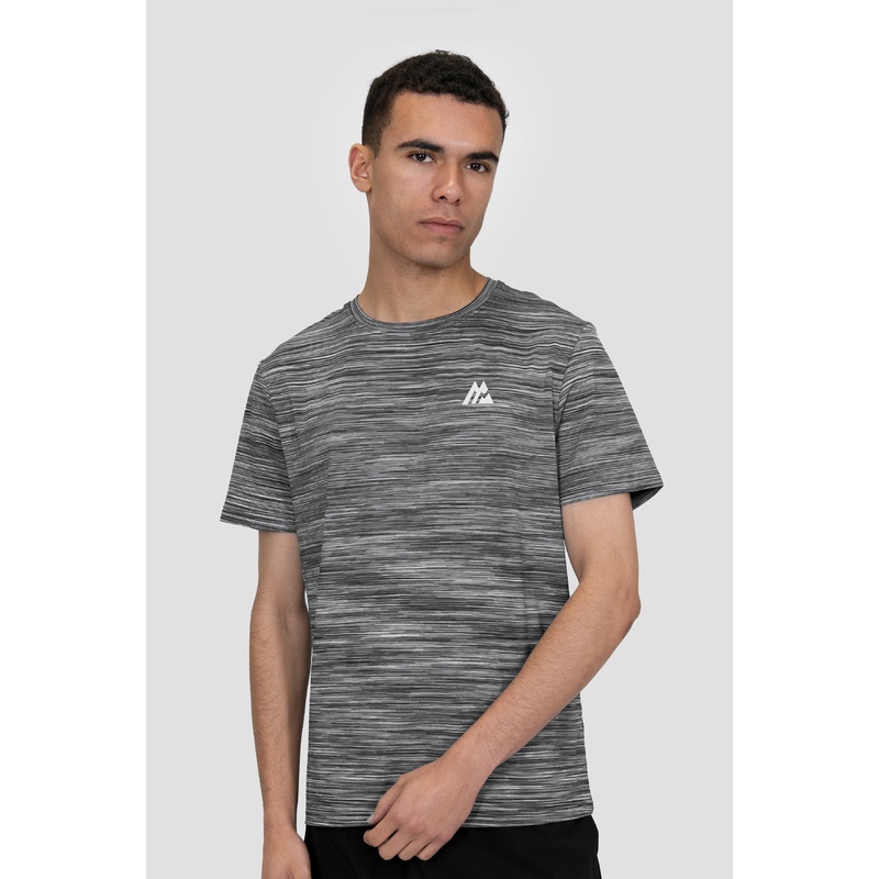 Trail T-Shirt – Black/Grey Multi