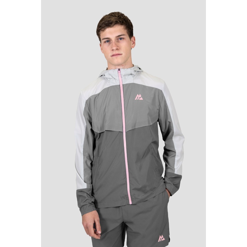 Breeze 2.0 Windbreaker – Grey/Light Pink