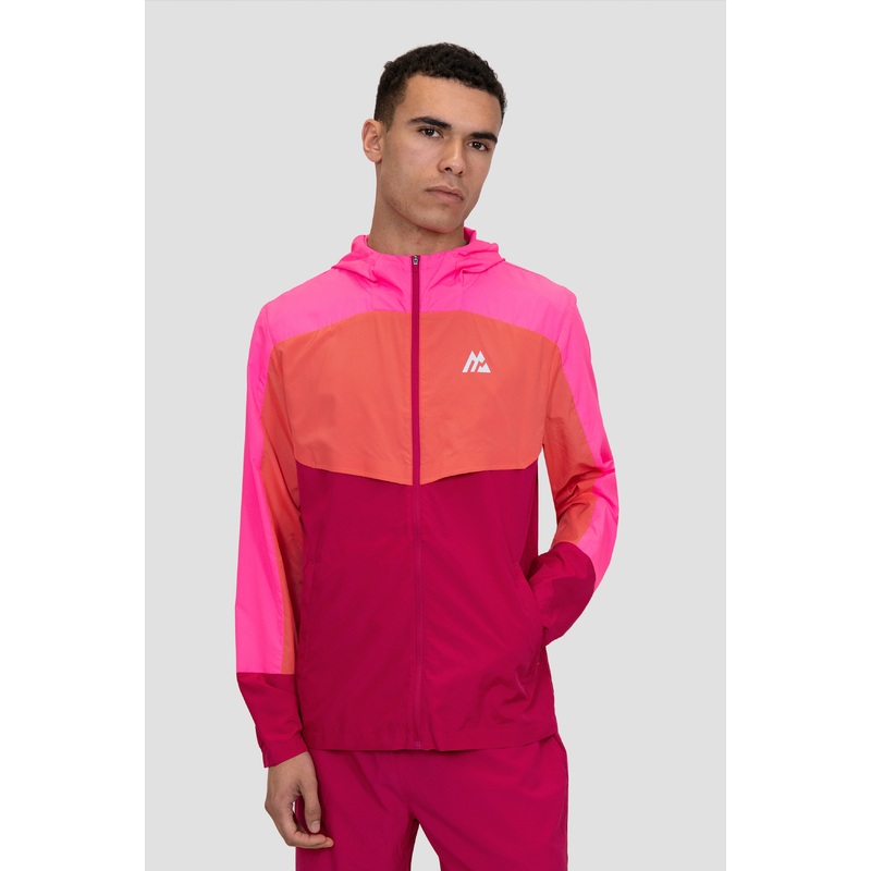 Breeze 2.0 Windbreaker – Neon Pink/Coral/Spiced Cherry
