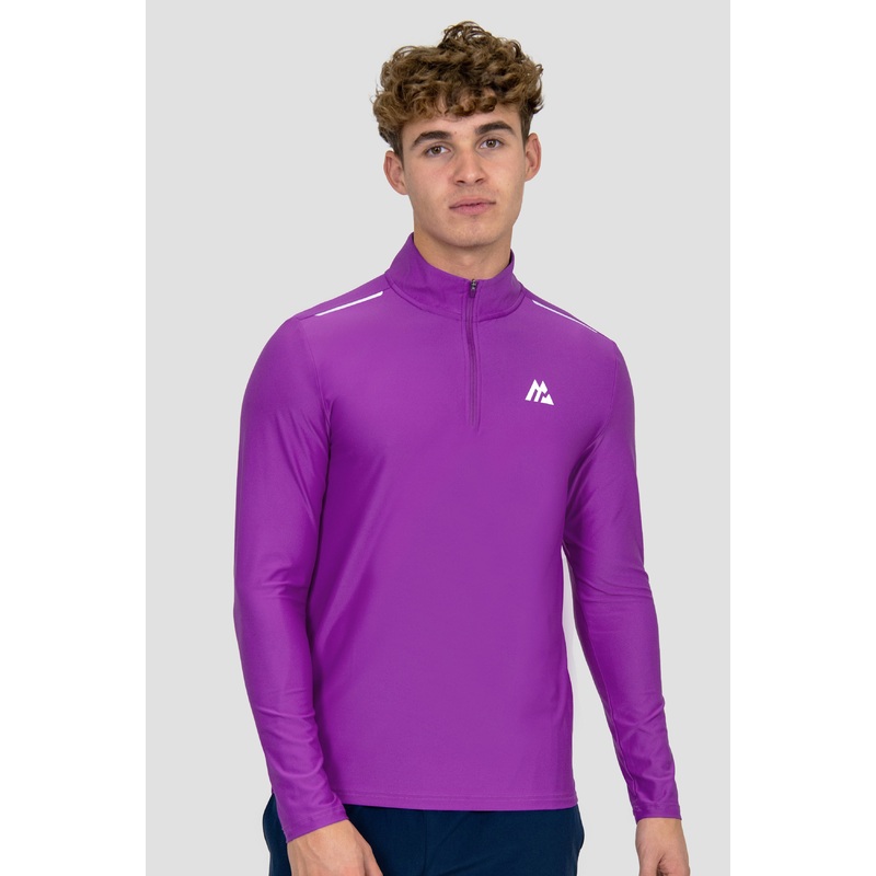 Charge 2.0 1/4 Zip – Electric Purple