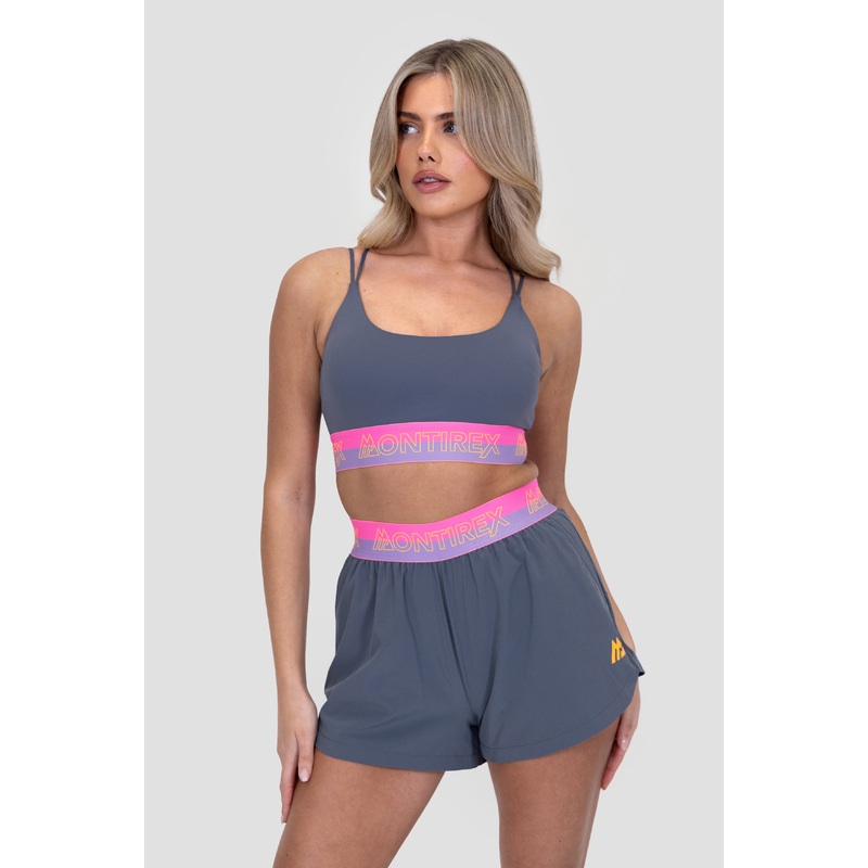 Icon Contrast 2.0 Bra – Greyed Indigo/Fuchsia/Latifolia