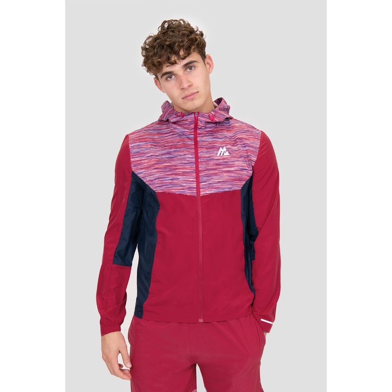 Trail Windbreaker – Red/Coral/White