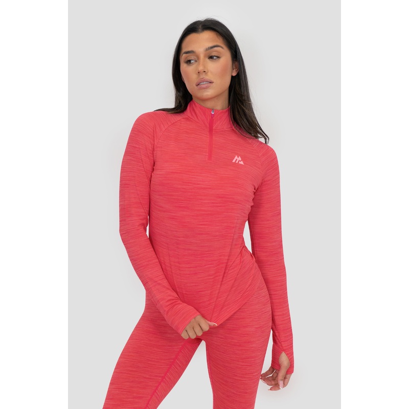 Women’s Trail 1/4 Zip – Berry/Pink Multi