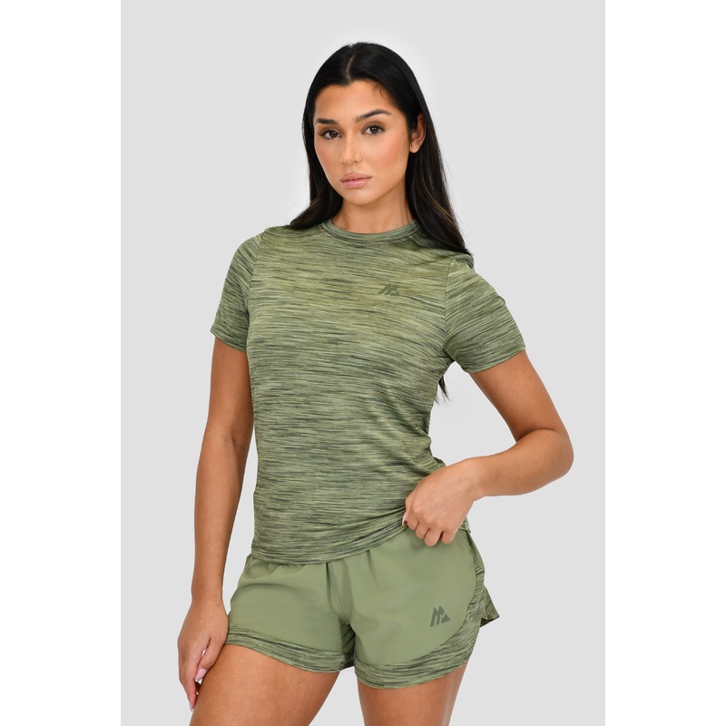 Women’s Trail T-Shirt – Khaki Multi