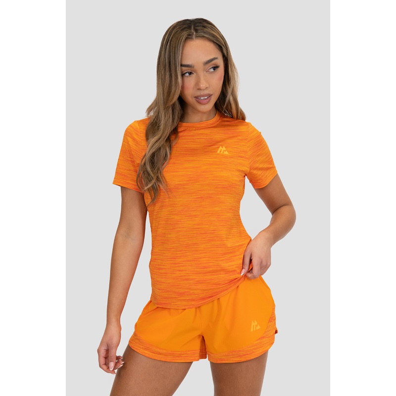 Women’s Trail T-Shirt – Orange Multi