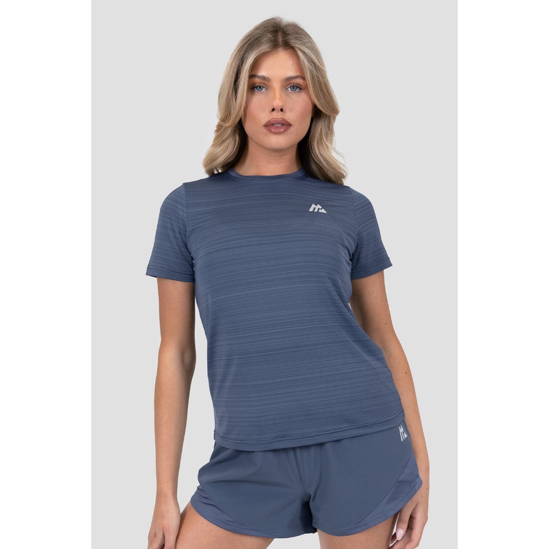 Breathe T-Shirt – Greyed Indigo
