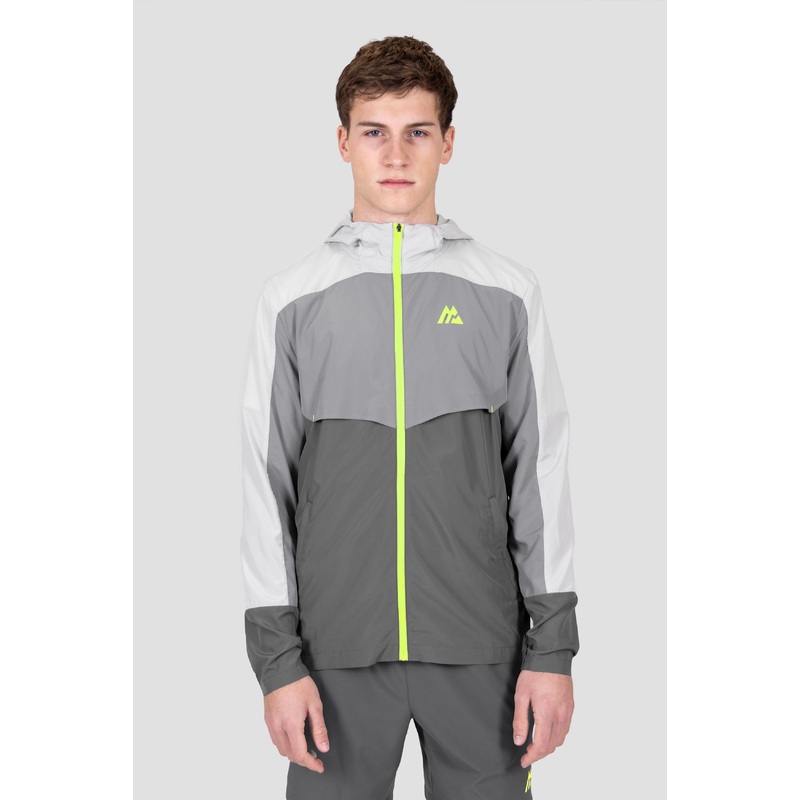 Breeze 2.0 Windbreaker – Grey/OG Neon