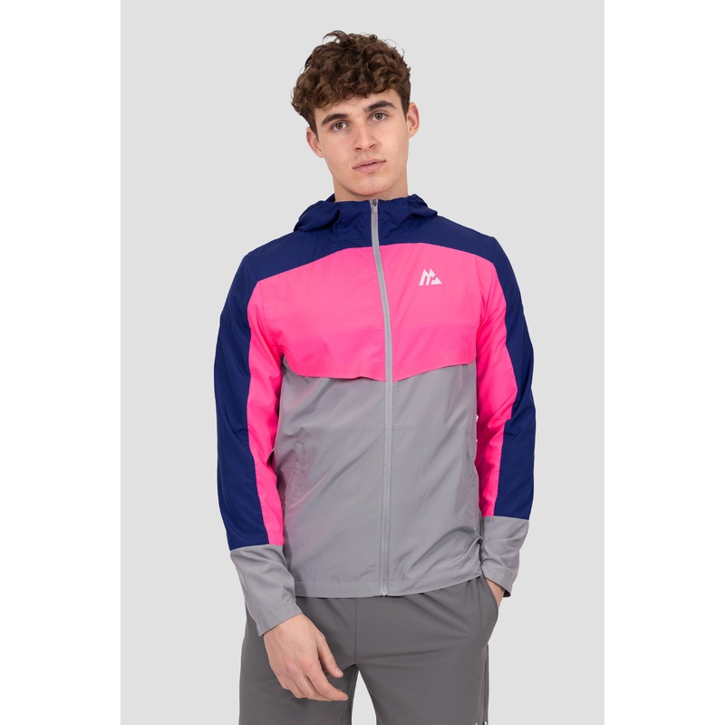 Breeze 2.0 Windbreaker – Marine Blue/Neon Pink/Platinum Grey