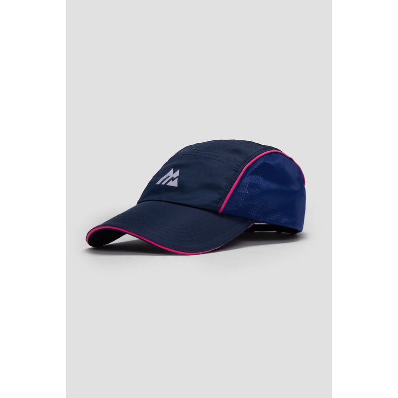 Fly Running Cap – Midnight Blue/Marine Blue/Neon Pink