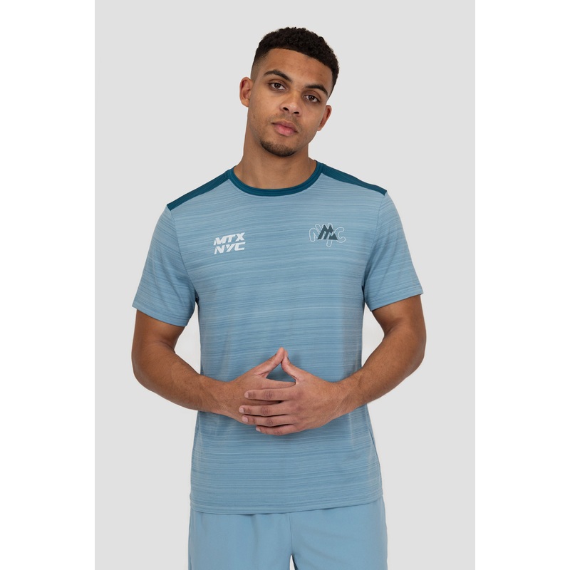 MTX Run City New York T-Shirt – Slate Blue/Abyssal