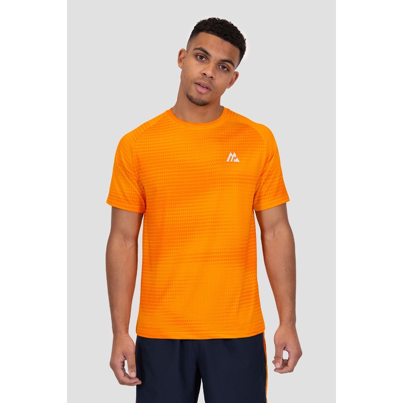Peak Print T-Shirt – Seville/Fiery Orange