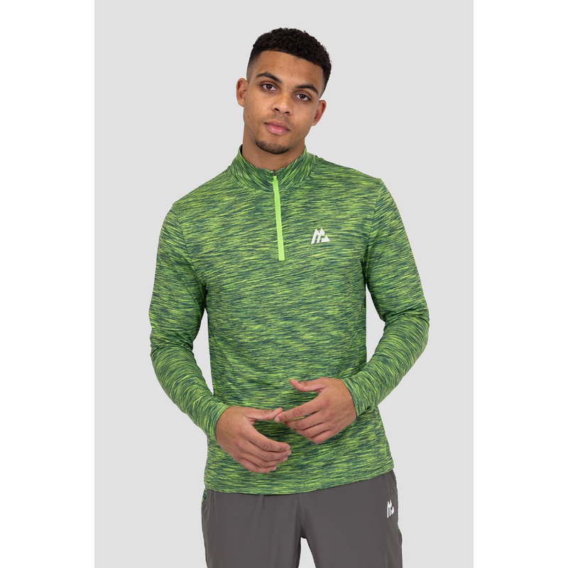 Trail 1/4 Zip – Green/Black