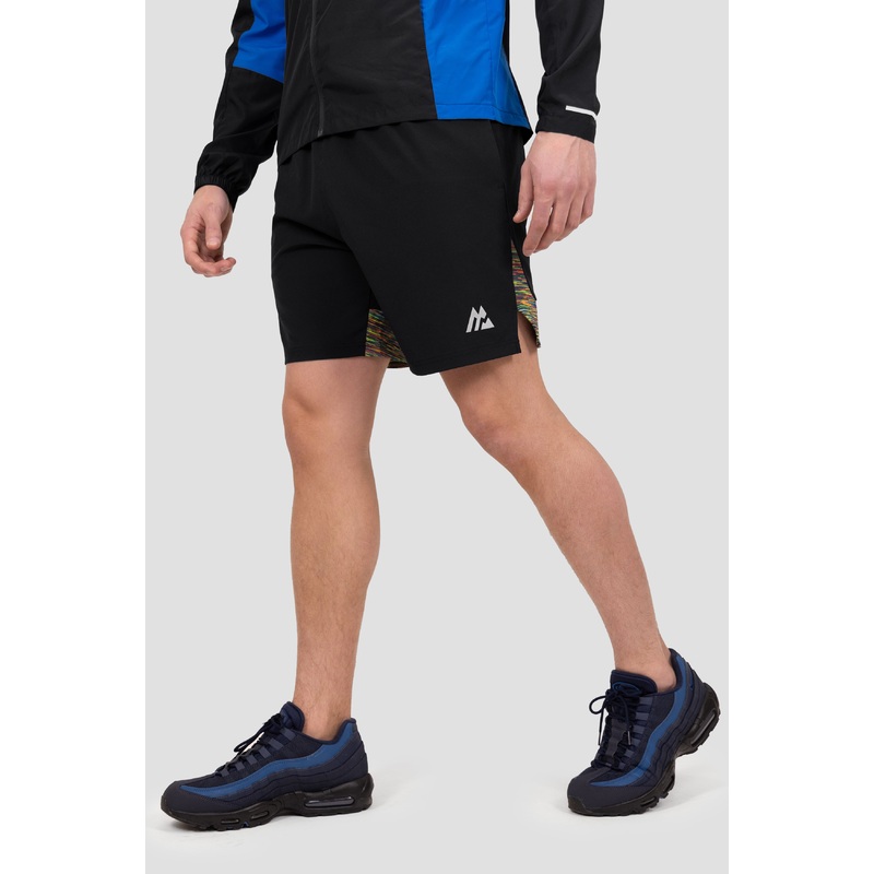 Trail Panel Short – Blue/Pink/Yellow