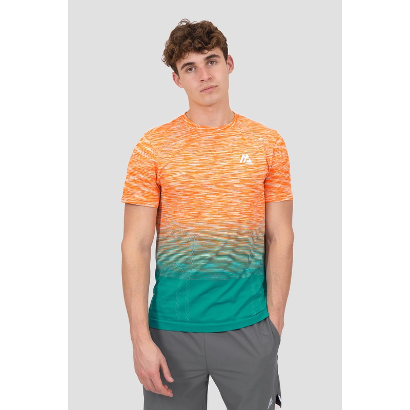 Vector Seamless T-Shirt – Orange/Teal