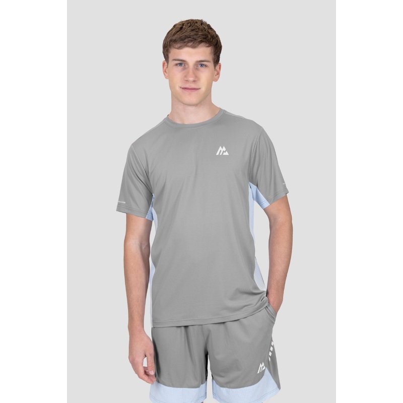 Vector T-Shirt – Platinum Grey/Summer Mist