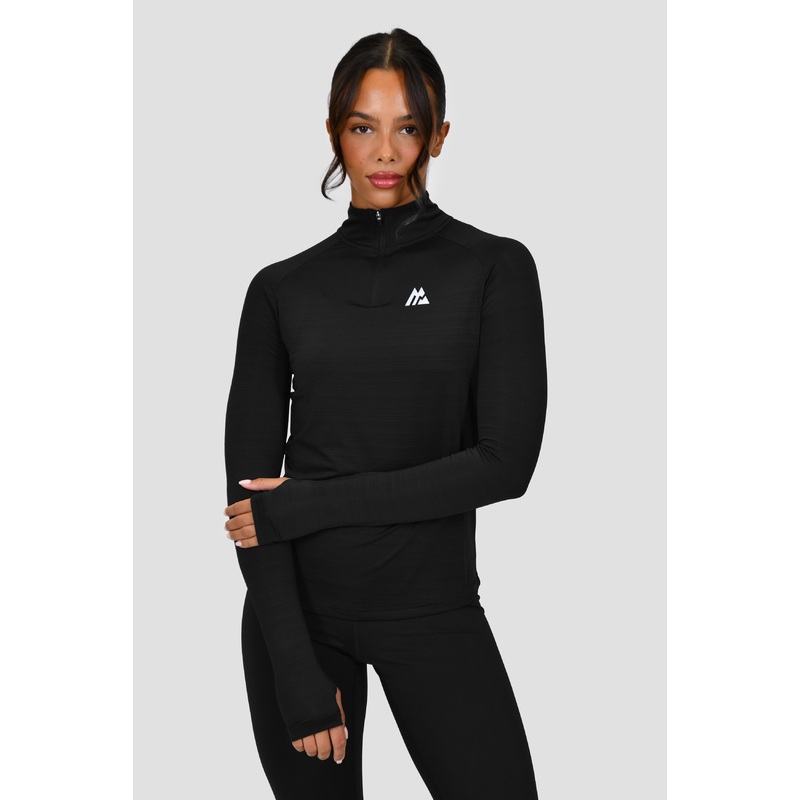 Women’s Draft 1/4 Zip – Black