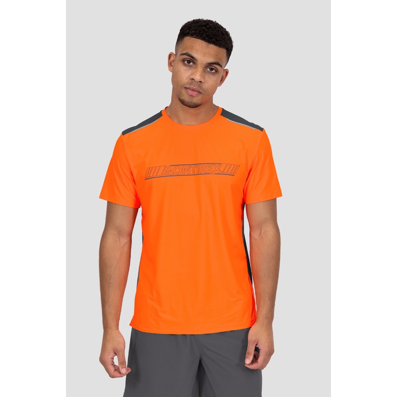 Beta T-Shirt – Fiery Orange/Slate Grey