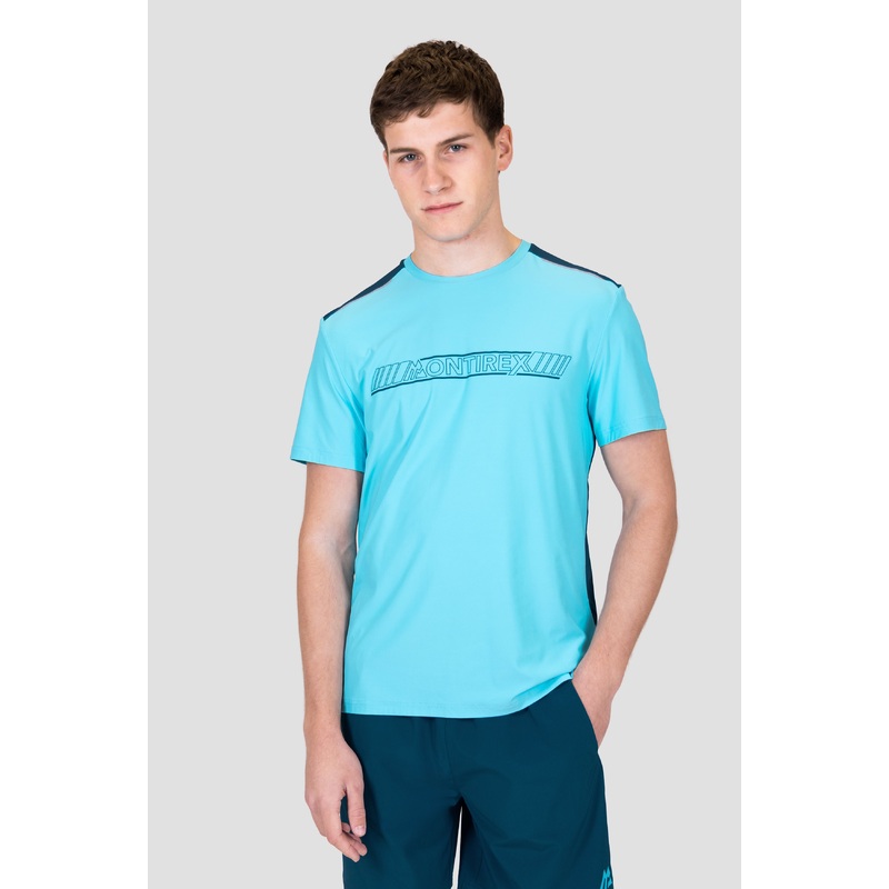 Beta T-Shirt – Neon Sky/Abyssal