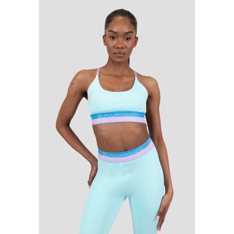 Icon Contrast 2.0 Bra – Summer Sky/Arctic Sky/Lavende