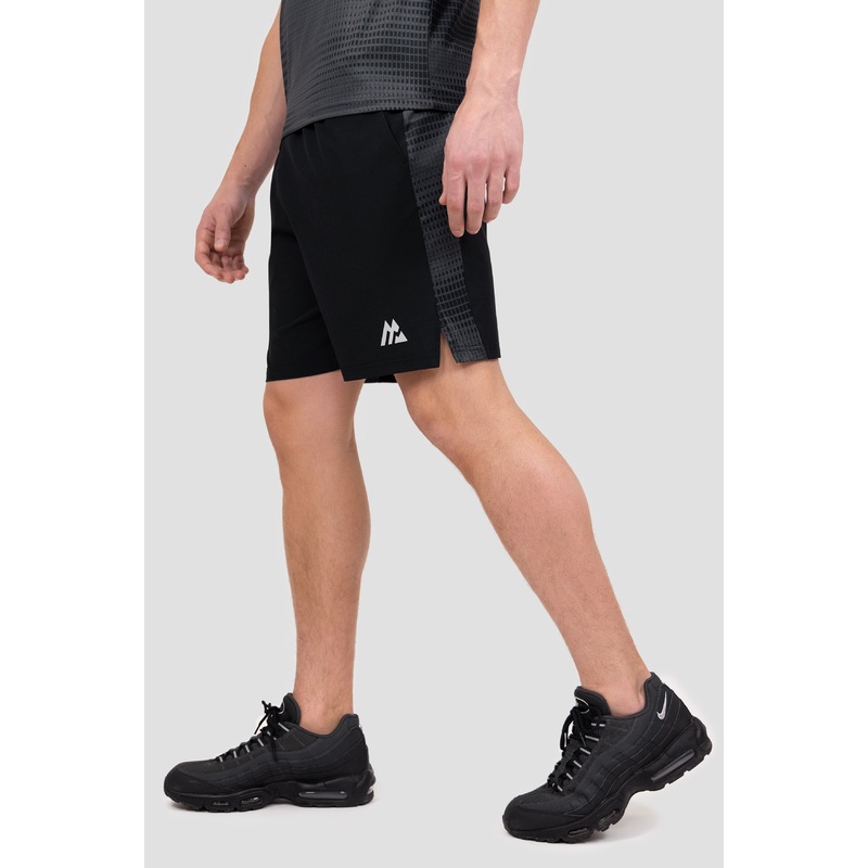 Peak Print Short – Black/Asphalt