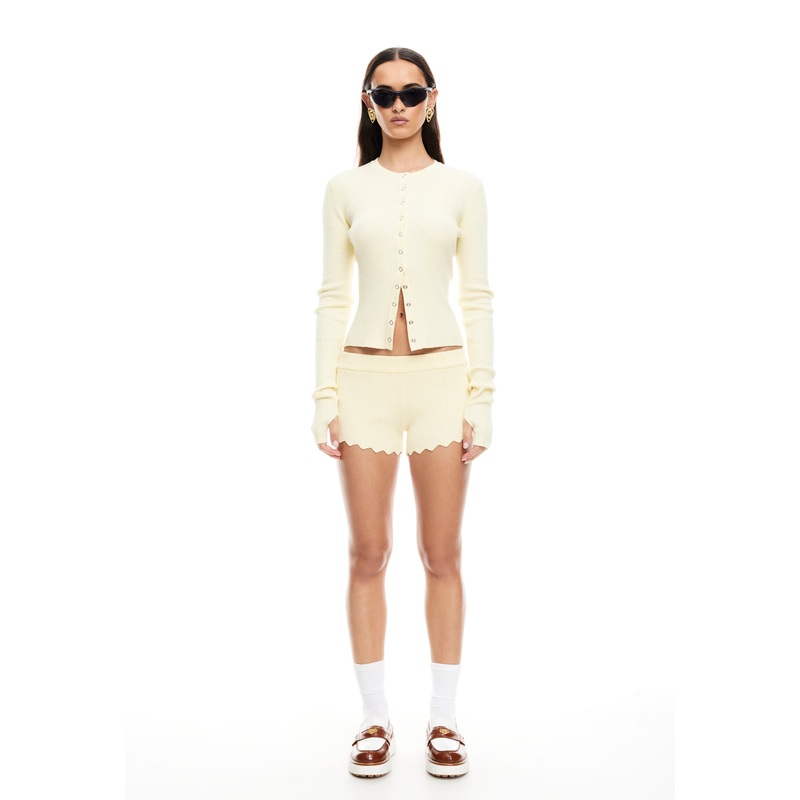 DOLLHOUSE KNIT SHORT – BUTTER
