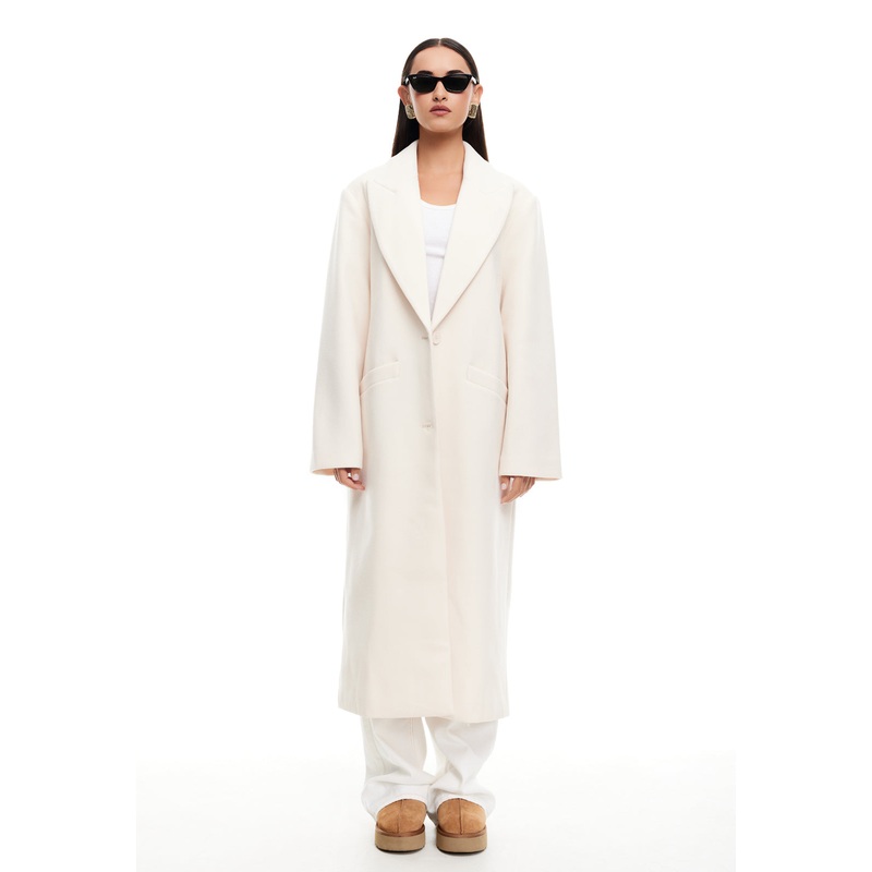 OLSEN COAT – CREAM