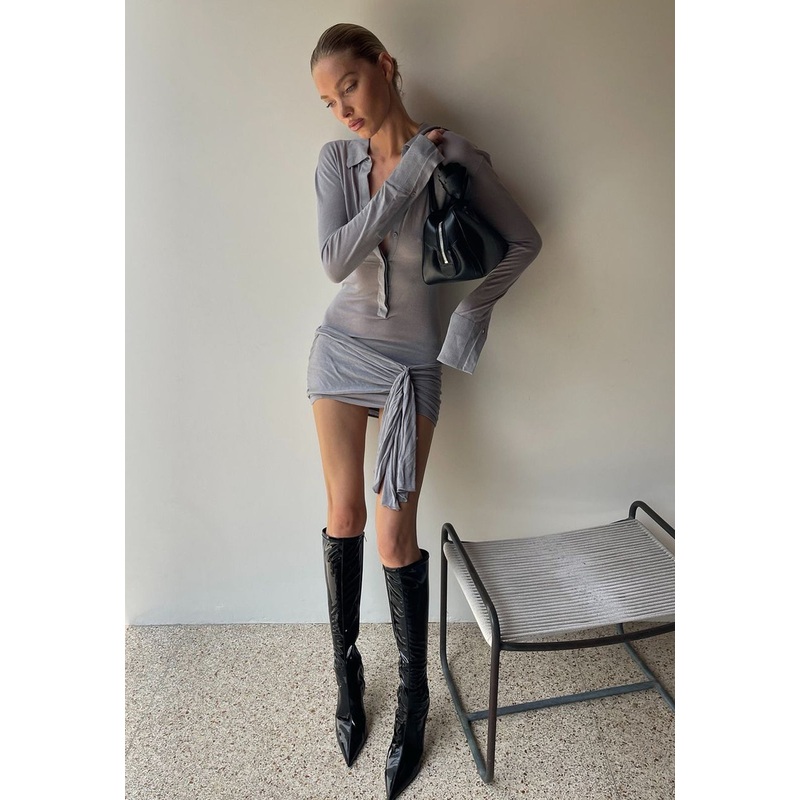 SOHO MINI DRESS – GREY