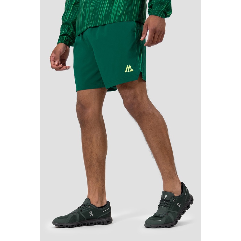 Vigour Print Short – Sherwood/Neon Green