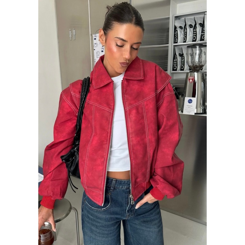 VISTA BOMBER – CRIMSON