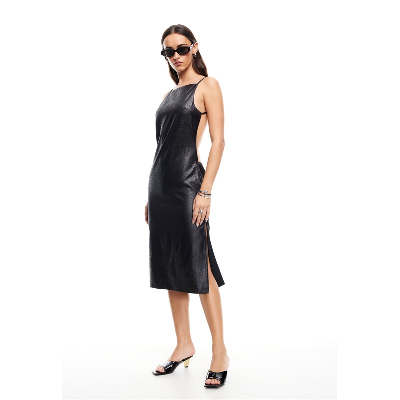 ALEXA MIDI DRESS  – ONYX