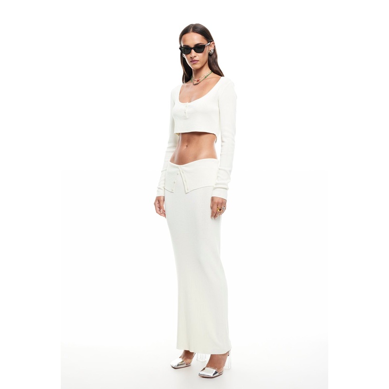 AMOUR MAXI SKIRT – FOAM