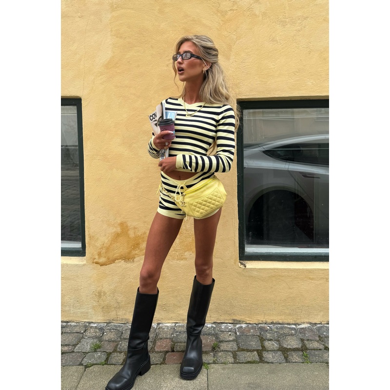 BARBIE LONG SLEEVE TOP – NAVY STRIPE