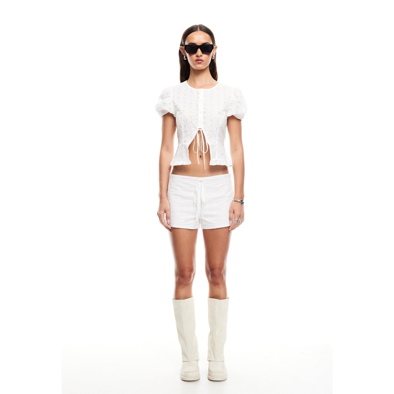 BARDOT SHORTS – PORCELAIN