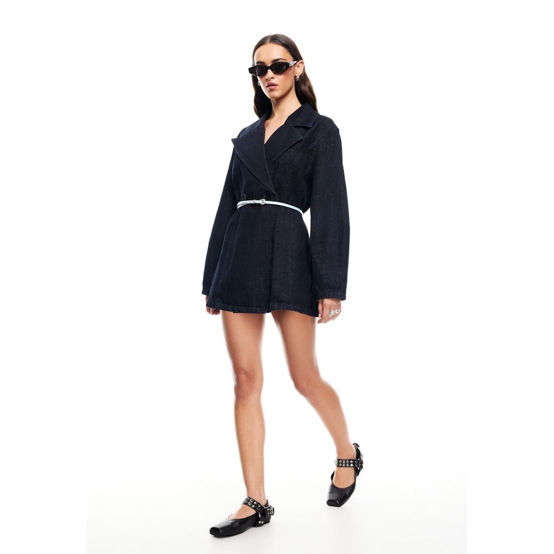 DOLLHOUSE DRESS – DARK DENIM