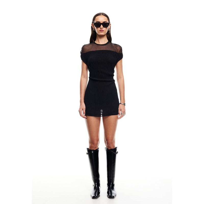 FREEDOM MINI DRESS – ONYX