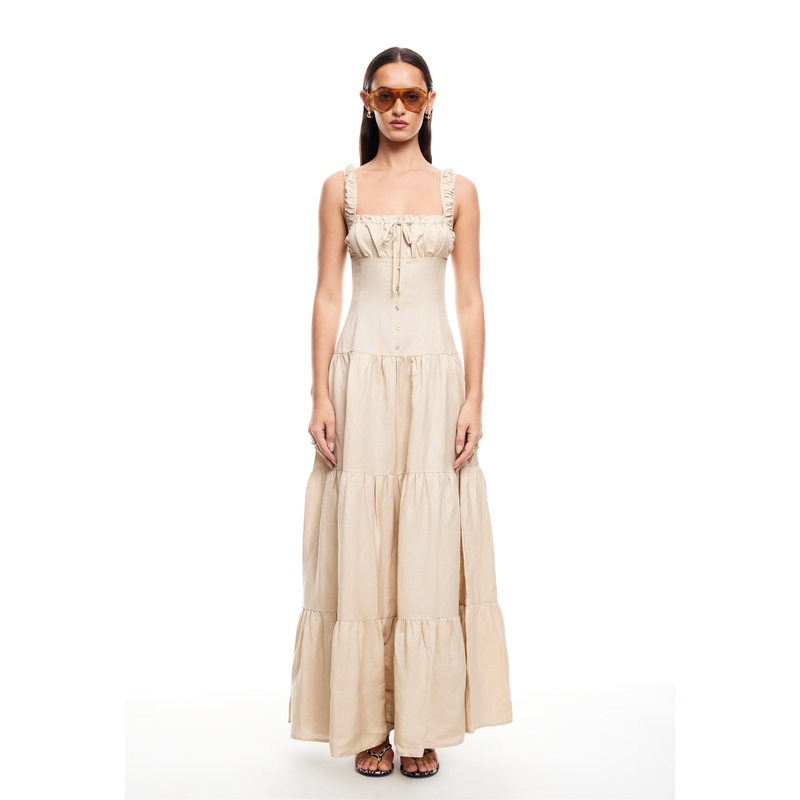 HEART SHAPED MAXI – DEEP WHEAT