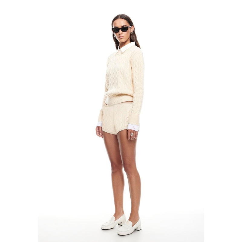 REBORN MINI SHORT – CREAM