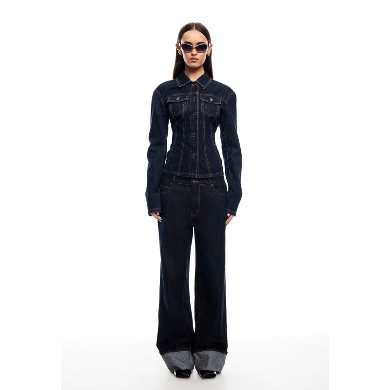 RIDER DENIM JACKET – DARK DENIM