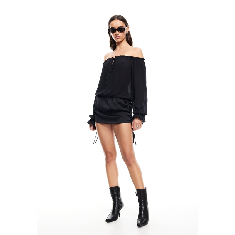 SEVIGNY MINI DRESS  – ONYX
