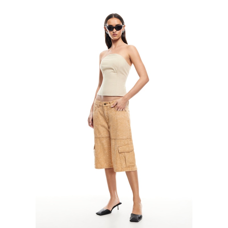 UNTAMED BODICE – DEEP WHEAT