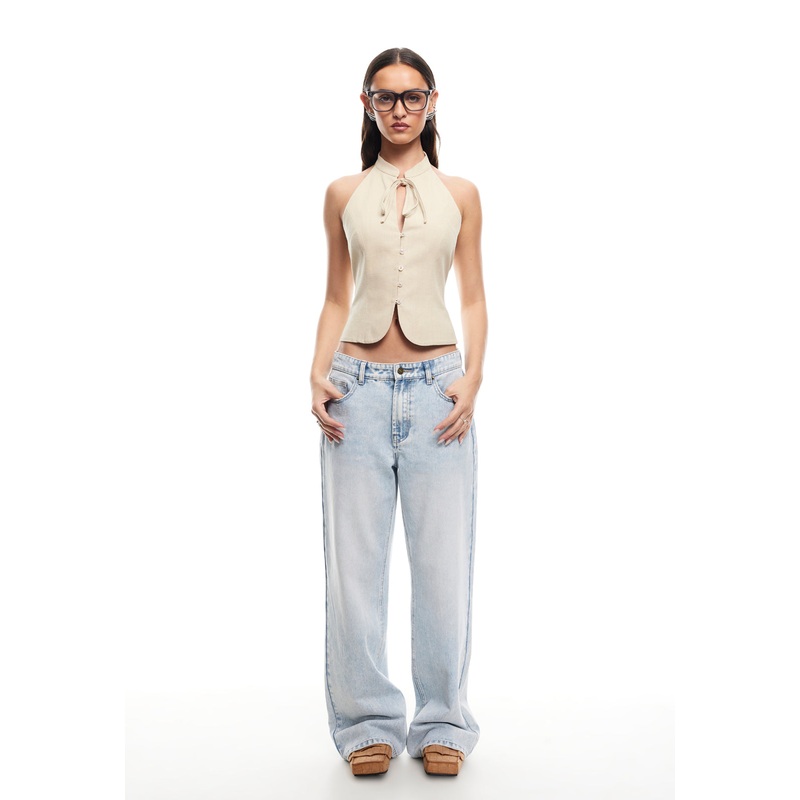 UTOPIAN TOP – DEEP WHEAT