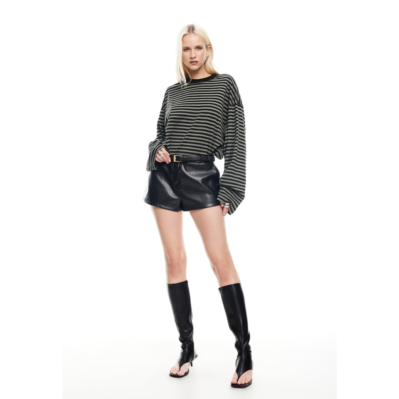 BLOOM LONG SLEEVE – FOREST STRIPE