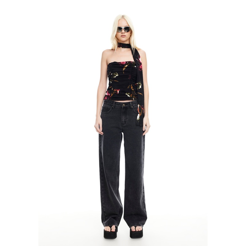 ISLAND BODICE – ONYX FLORAL