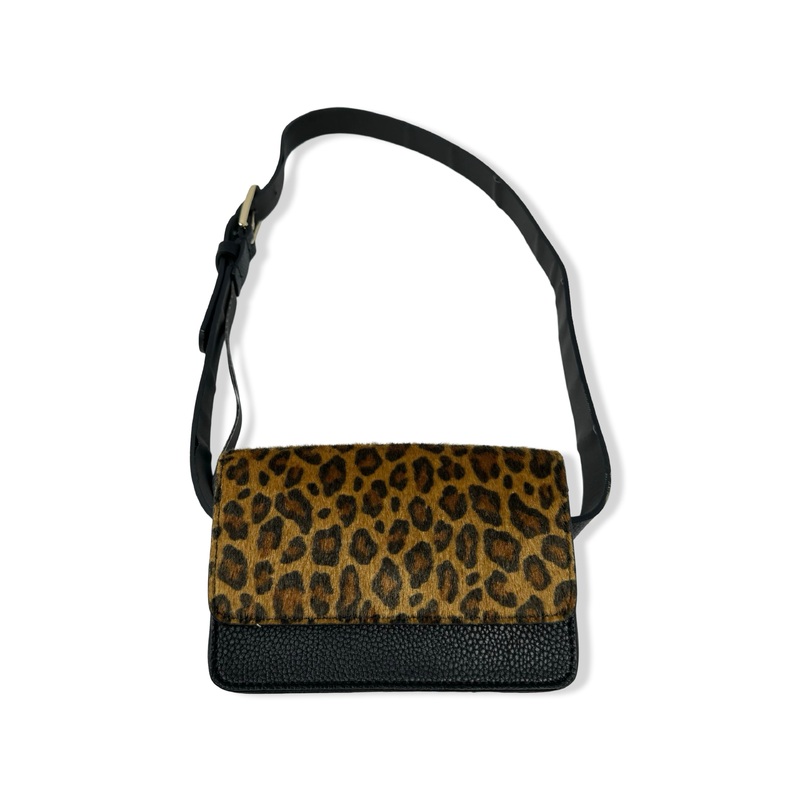 Barney’s New York Pony Hair Leopard Print Belt Bag