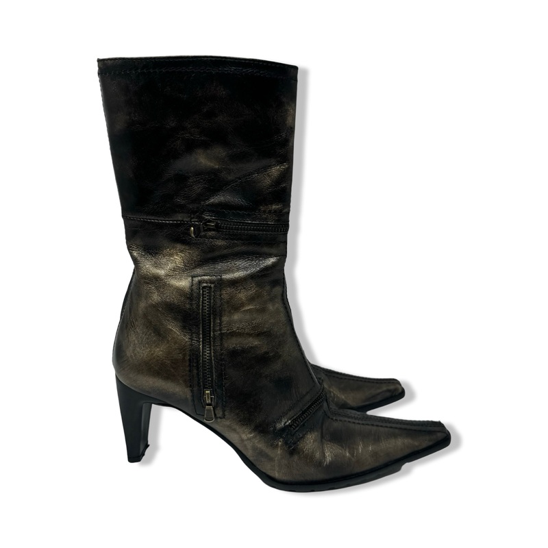 Vintage Zita Maria Metallic Ankle Boot
